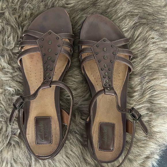 Clarks Artisan sandals women size 8 1/2 - Picture 1 of 4
